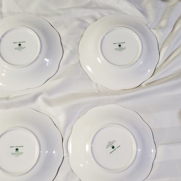 Nikko Precious Fine Tableware Japan Coffee/Tea Cups and Saucers. Set of FOUR - Picture 8 of 9